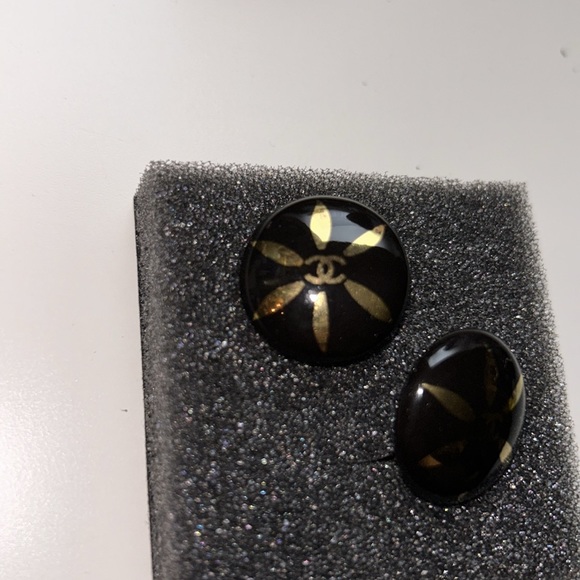 Chanel Stud Clip On Earrings - Picture 3 of 5